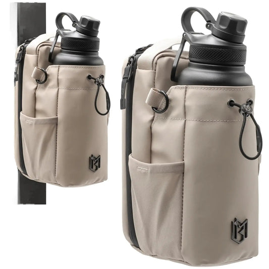 Magnetic Water Bottle Bag - Hands Free Carry - Gym