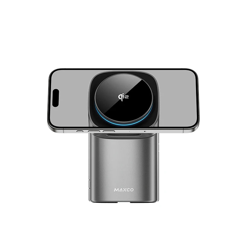 شاحن لاسلكي MAXCO Geometry Series II Qi2 | 3-in-1 Wireless Charger MW15