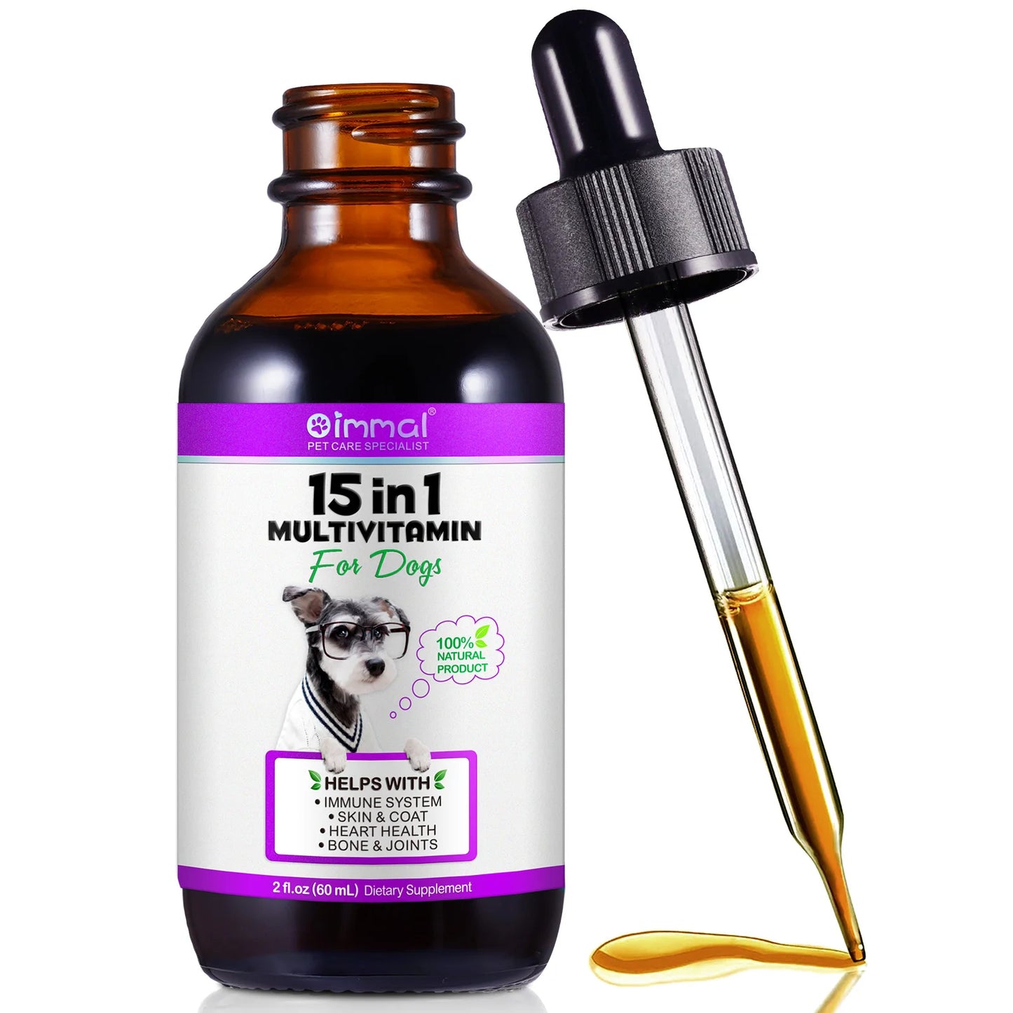 مكمل غذائي 15 في 1 للكلاب | Oimmal 15-in-1 Multivitamin Dogs