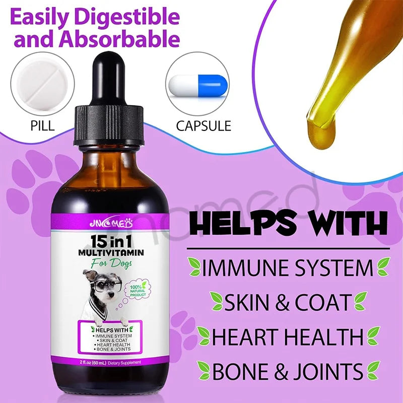 مكمل غذائي 15 في 1 للكلاب | Oimmal 15-in-1 Multivitamin Dogs